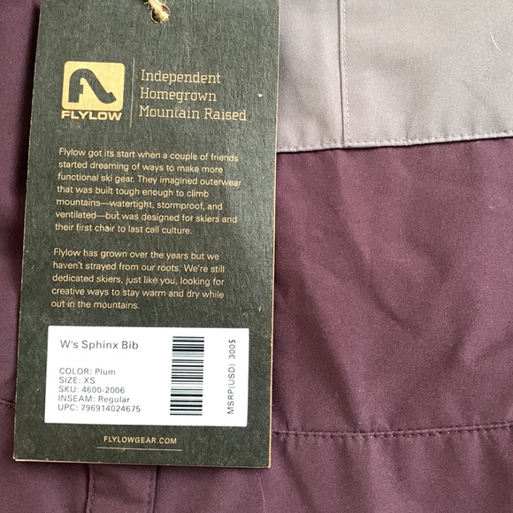 Flylow Women’s Snow Bibs. - Picture 2 of 7